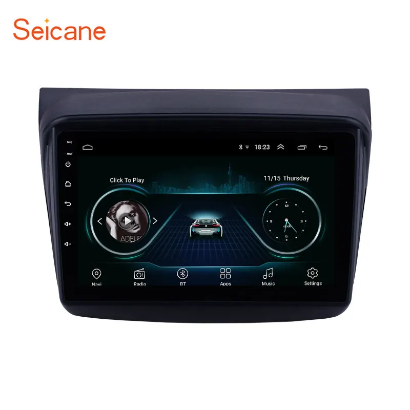 Seicane Car 9 &quotHD GPS 4 ядра Android 8 1 2Din для MITSUBISHI PAJERO Sport/L200/2006 + Triton/2008 2010 мультимедийный