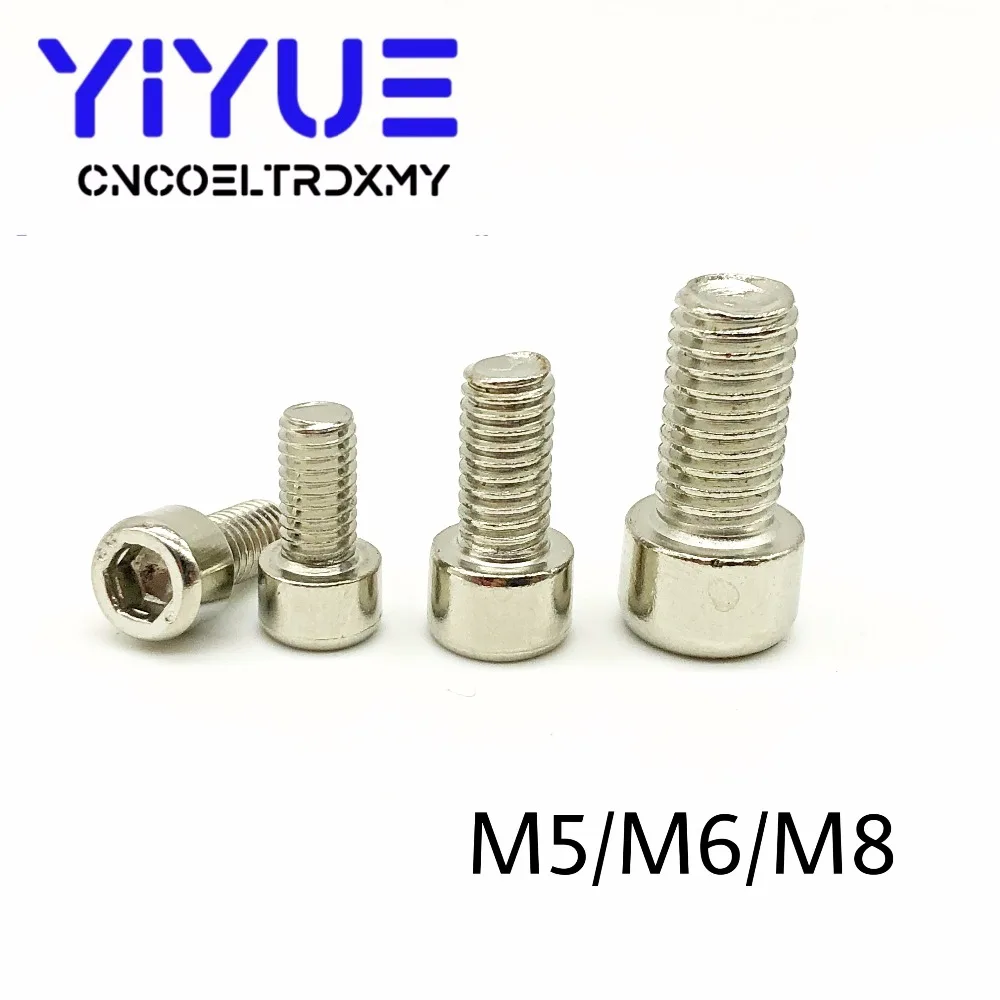 Винты с шестигранной головкой M5 M6 M8 DIN912 10 шт. винты внутренней велосипедный