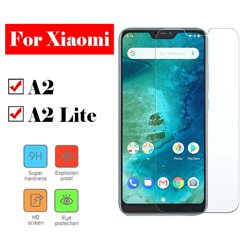 Закаленное стекло для Xiaomi mi A2 Lite mi a2 Защитная пленка для экрана My display A 2 Защитная пленка для телефона xiomi A2lite Armor Xao mi Light