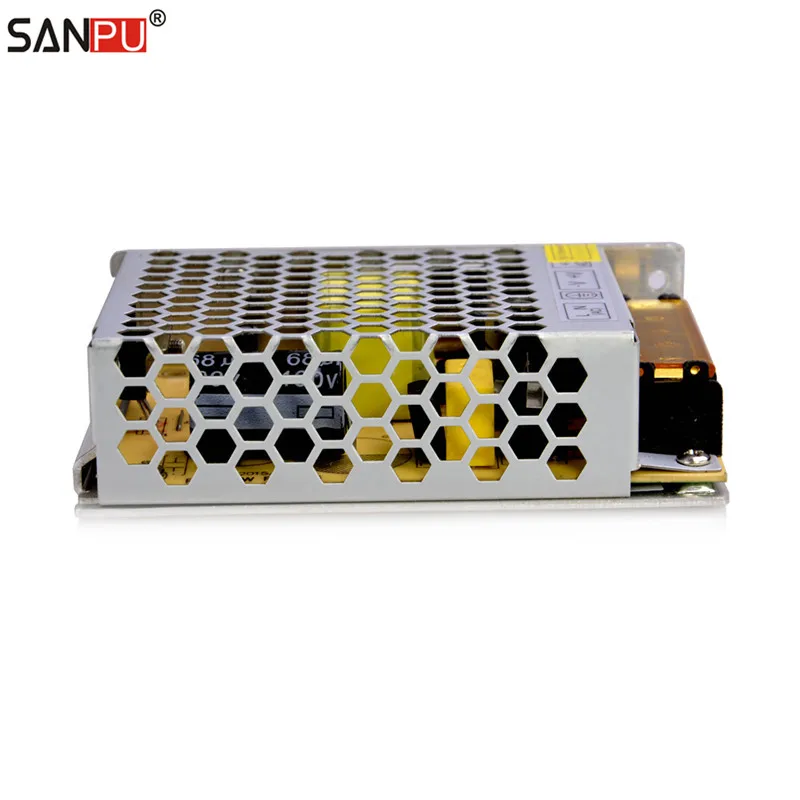 Светодиодный трансформатор SANPU SMPS DC 12 В 60 Вт 5A 110 220 CE RoHS для светодиодных лент