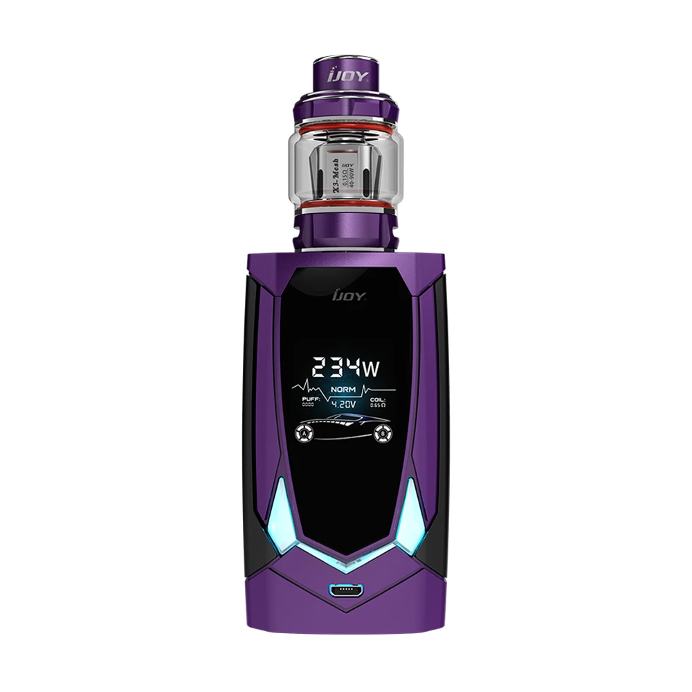 Оригинальный комплект IJOY Avenger 270 с голосовым управлением TC 3 2 мл/4 7 мл баком Subohm