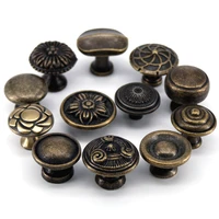 1x vintage metal kitchen cabinet knobs and handles cupboard door drawer furniture knobs hardware antique bronze pull handle