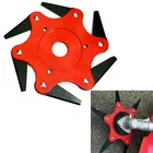 Модернизированная косилка из марганцевой стали с лезвием 6T, триммер для травы, головка, лезвие для кустореза, садовые аксессуары для газона, электроинструменты для сада