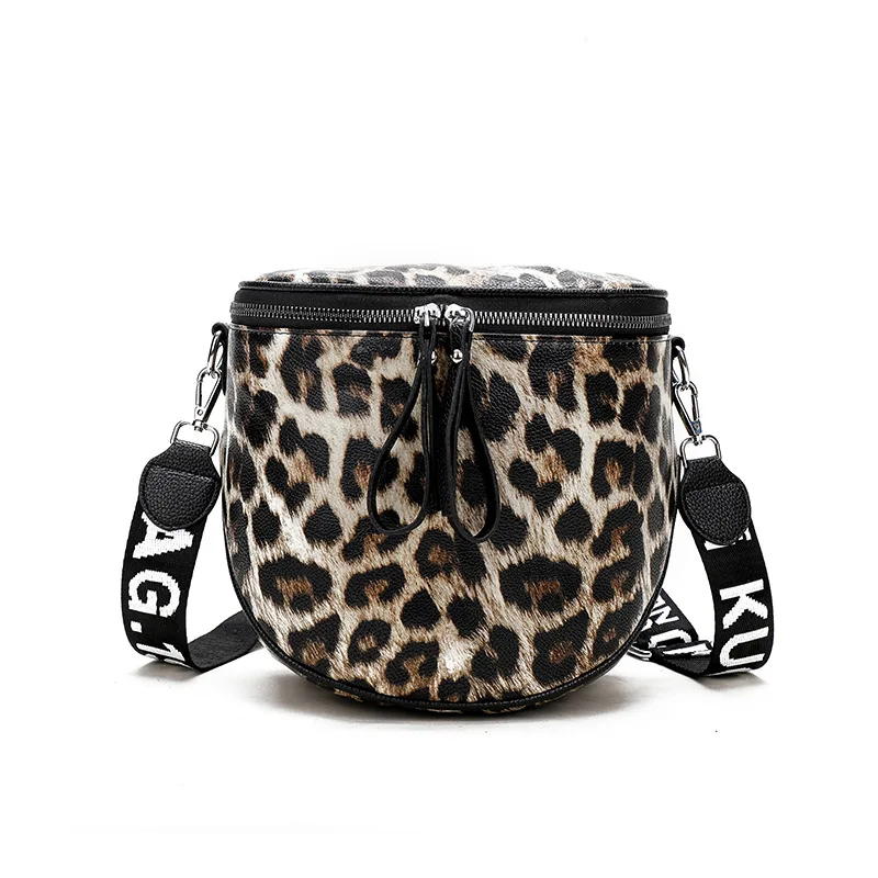 Yellow Leopard Новая роскошная седельная сумка, женская кожаная сумка с граффити, женские ручные сумки, сумки через плечо для женщин, сумка через плечо, леопардовая сумка W238 - Цвет: Yellow Leopard