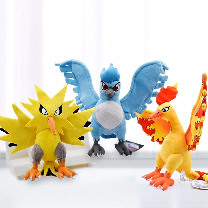 3 шт./компл. животных милый мультфильм защищать Защита от солнца Moon Zapdos Articuno Moltres