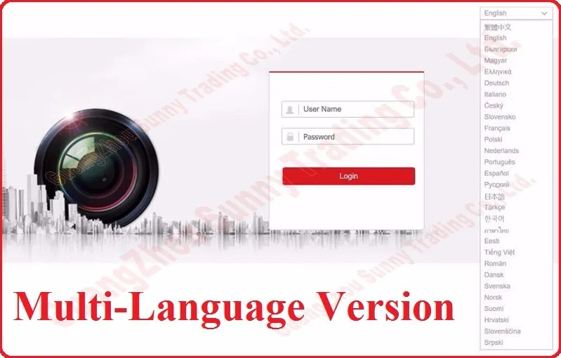 Английская версия многоязычная стандартная деталь замена детской камеры