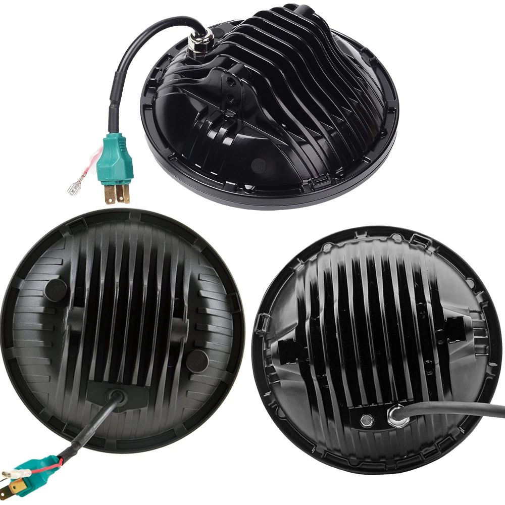 Продвижение! 2 Шт. 7&quot Авто Светодиодных Фары Дальнего Ближнего Света H4 75 Вт