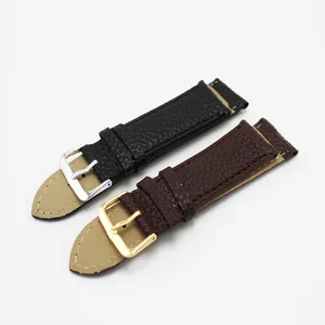 Durable Casual PU Leather Watches Strap Replacement Watch Band For 18mm 20mm