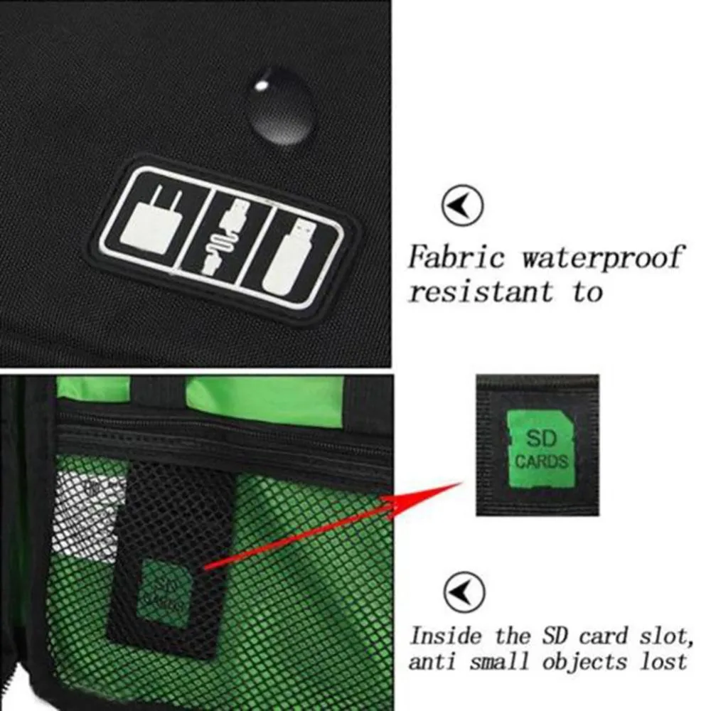 Портативный органайзер для хранения кабеля водонепроницаемый ударопрочный