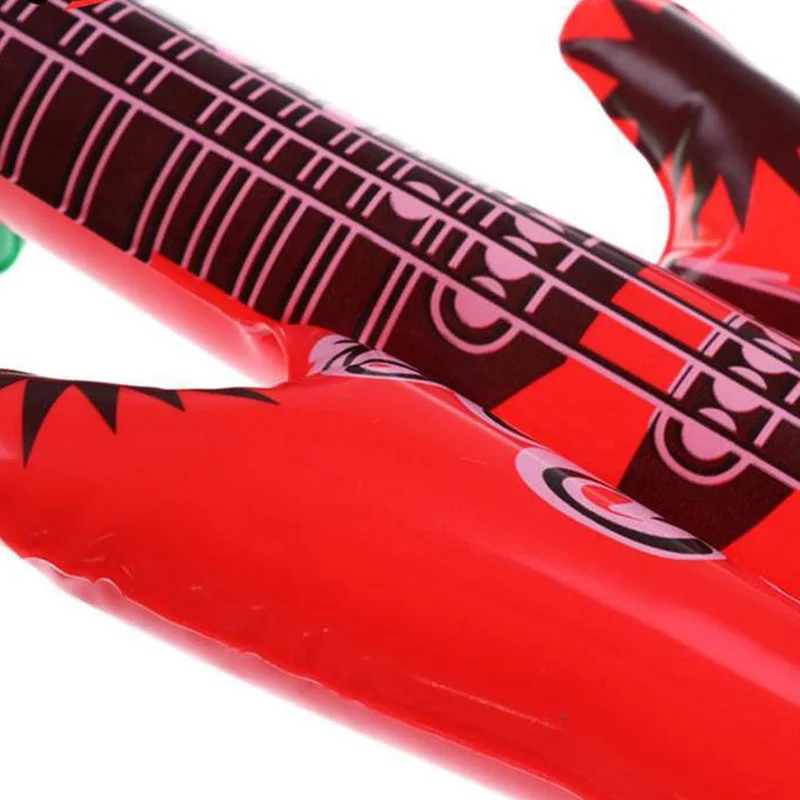 

2018 Inflatable Guitar Balloon Musical Instrument Toy Board Game Baby Birthday Decoration Balloon Party Accessory Gift 4 Colors