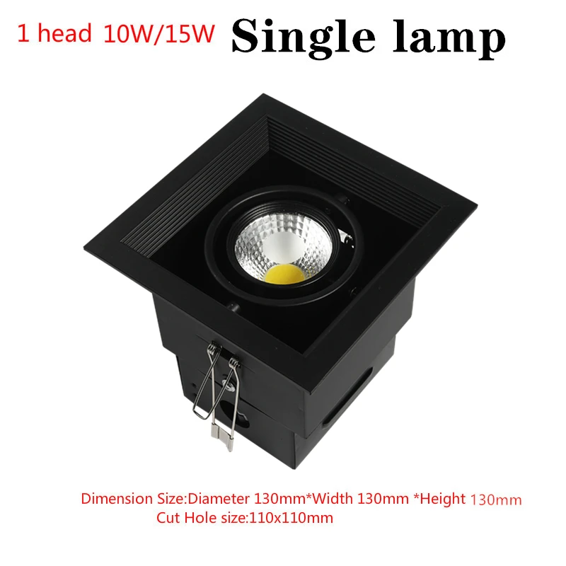 10 Вт 15 20 30 45 LED COB точечный светодиодный светильник с регулируемой яркостью AC85 265V