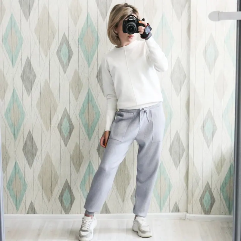 Пуловер GIGOGOU женский трикотажный | Женская одежда