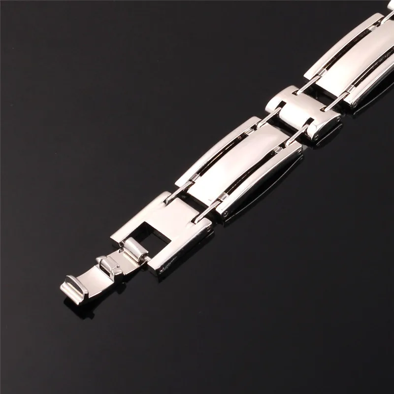 Мужской/женский модный браслет Kpop 2016 простой цвет золото/серебро 21 см с