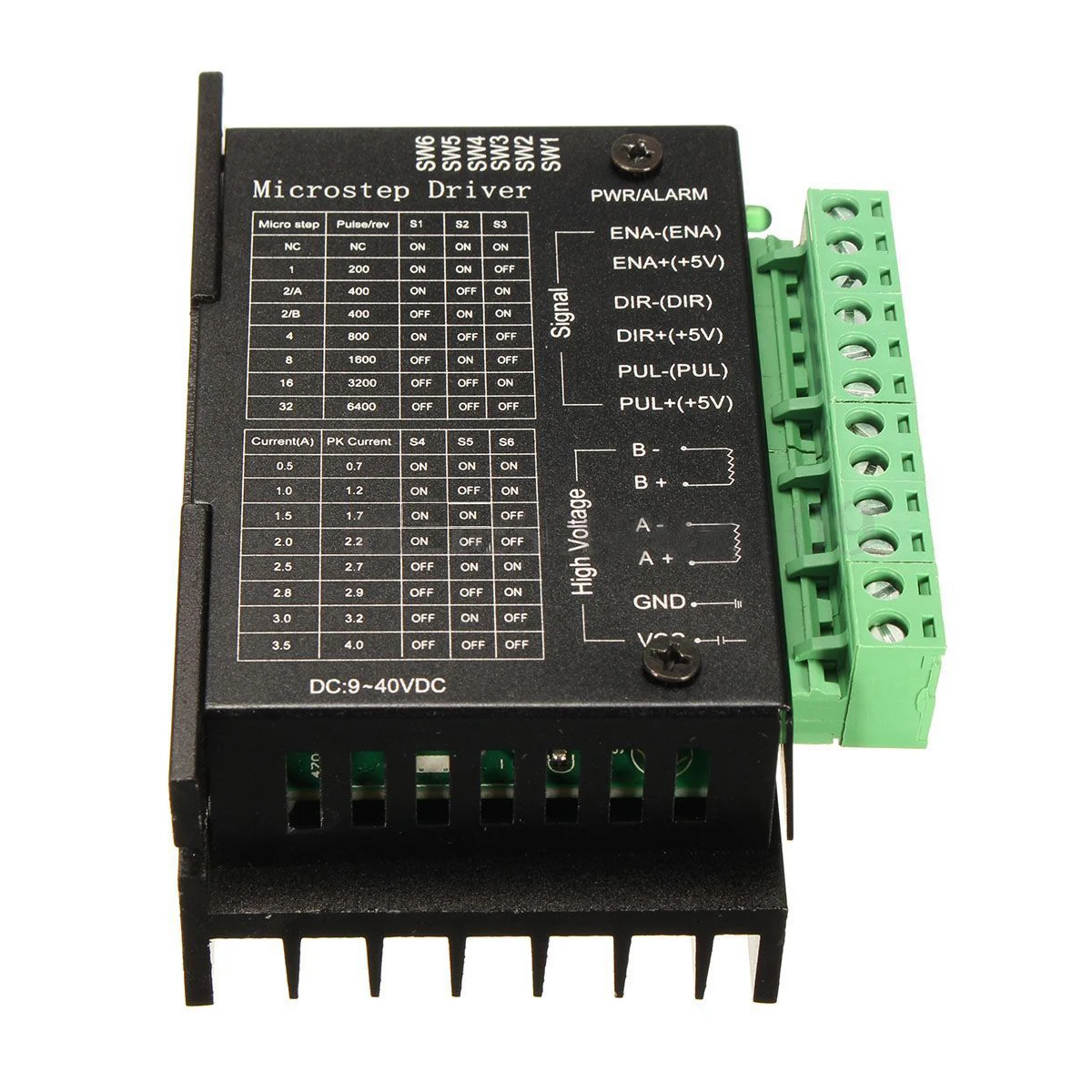 Промо-акция! 20 кГц CNC одноосный TB6600 2/4 фазный гибридный шаговый двигатель драйвер