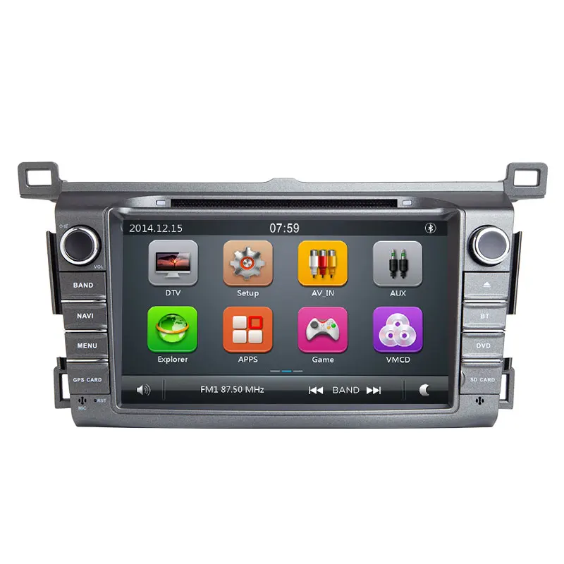 Автомобильный DVD-плеер 2 din Авторадио для Toyota RAV4 Rav 4 2013 2014 2015 GPS-навигация Магнитола