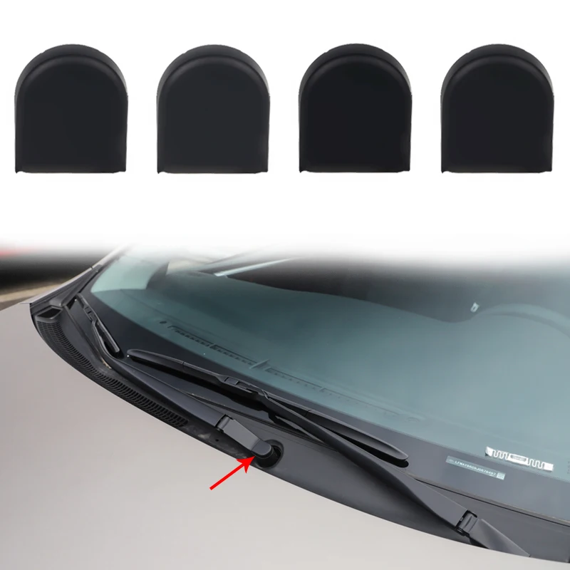 

2PCS/4PCS Car Wiper Arm Cap For Toyota Yaris Corolla Verso Auris Nut Plastic Black Wiper Cover Car Wiper Cap Car Accessories