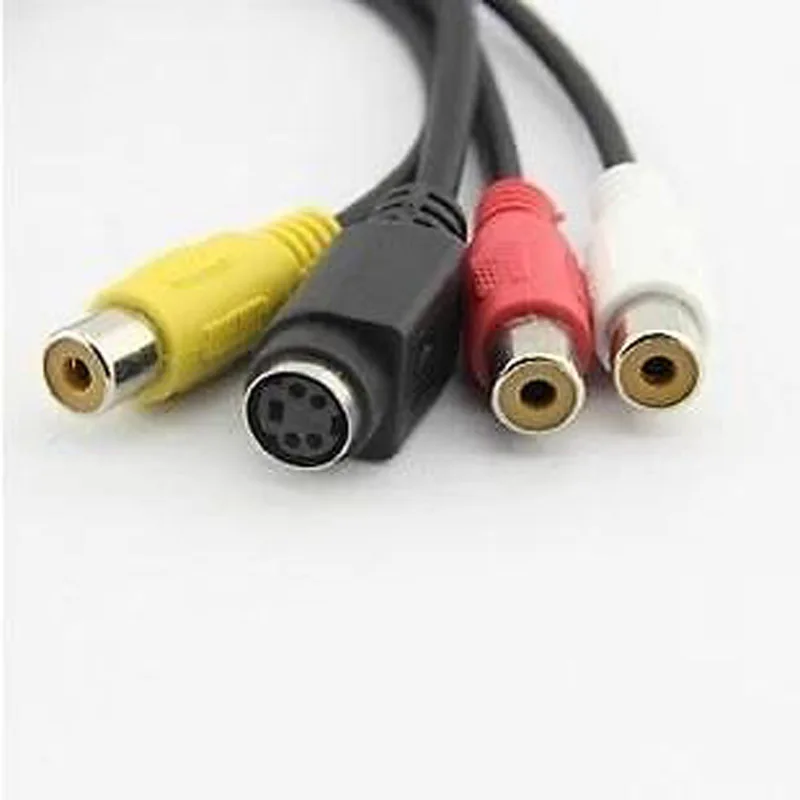 Недавно VGA SVGA к S Video 3 RCA AV TV Out кабель адаптер конвертер для ПК компьютера ноутбука|