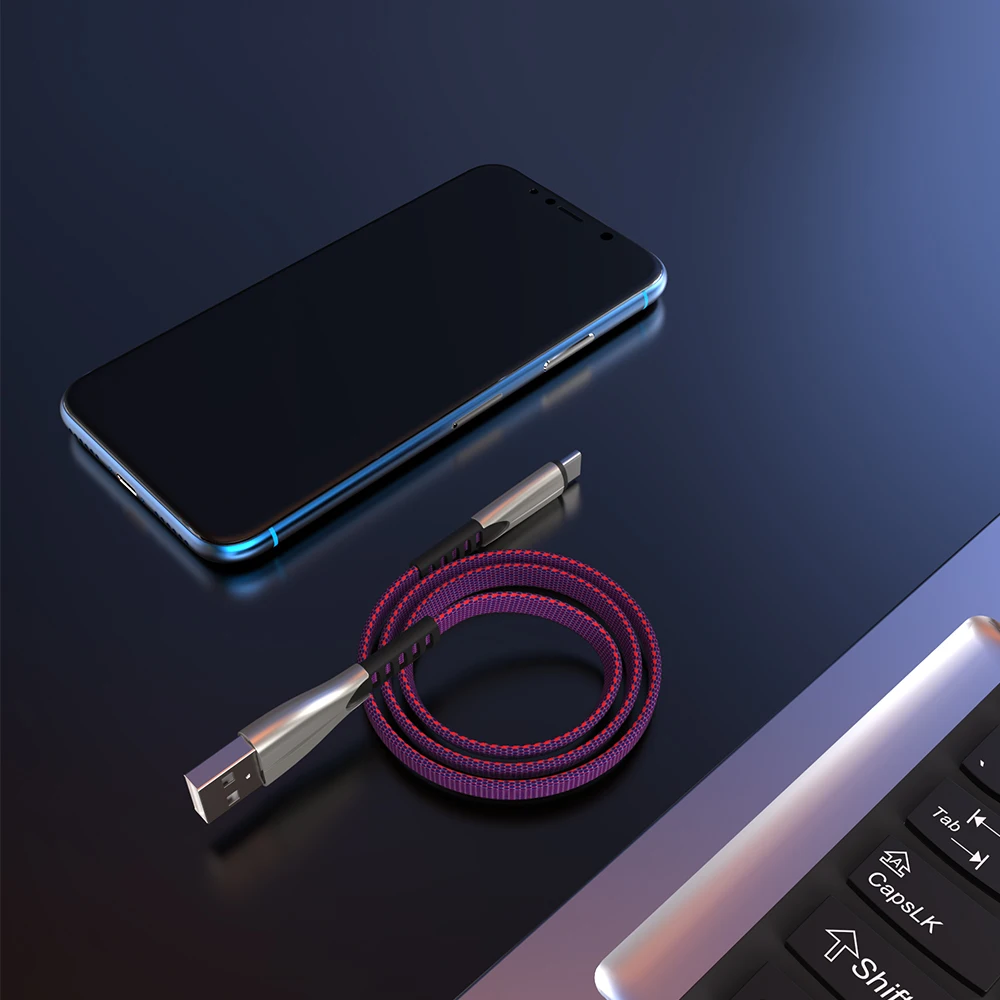 Кабель type C USB Tipo для Xiaomi 10 9 8 SE провод синхронизации данных мобильного телефона 2.4A