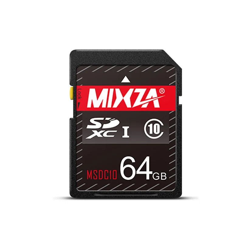 Бренд MIXZA SD карта 8 16 32 64 ГБ SDHC SDXC класса 10 UHS-I флэш-карта памяти для Canon Nikon Casio Fujifilm