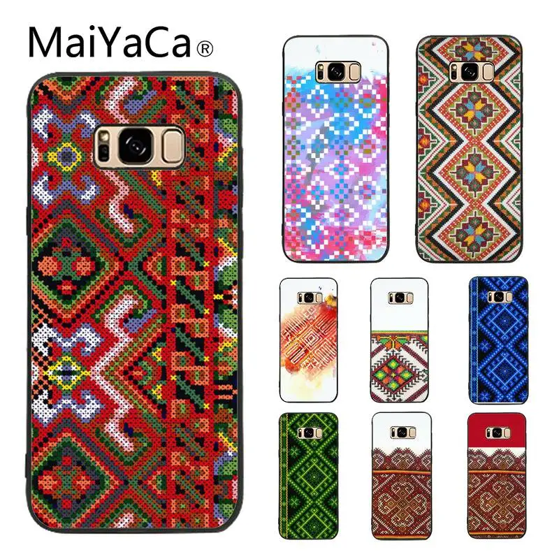 MaiYaCa чехол для Galaxy S9 Украина вышивка идеальный телефона Samsung S5 S6 S7 S8 plus