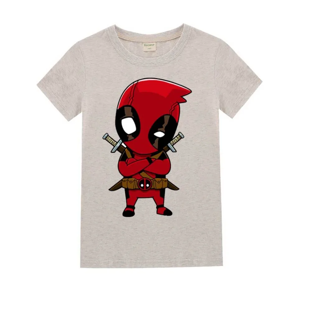 Футболка с забавными топами Deadpool Костюм Супермена для тематической вечеринки