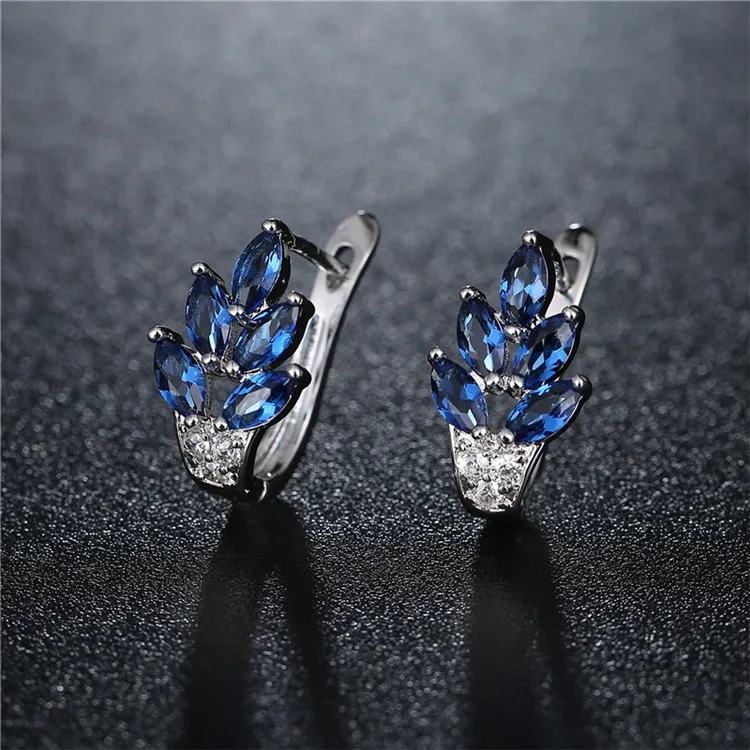 Женские серьги с фианитом 2 пары|earrings for women|fashion earrings womenearrings women fashion |