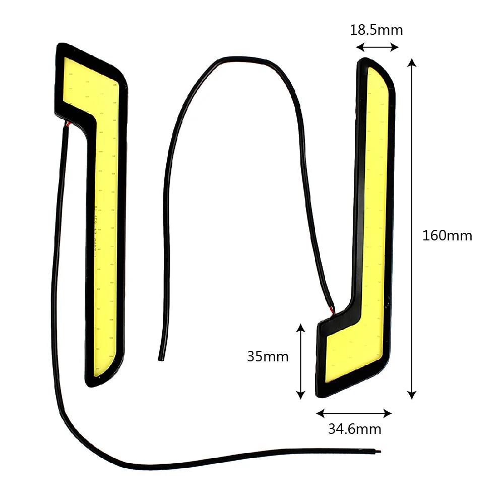 ITimo 1 пара светодиодный ные Автомобильные противотуманные фары COB автомобильный