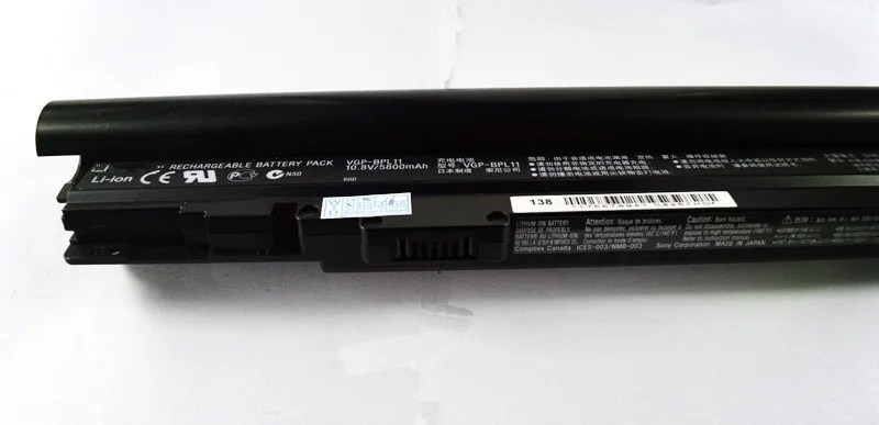 Оригинальный аккумулятор для ноутбука VGN TZ Series TZ121 TN130N/B TZ18N TZ190N/B TZ72B VGP BPS11 5800