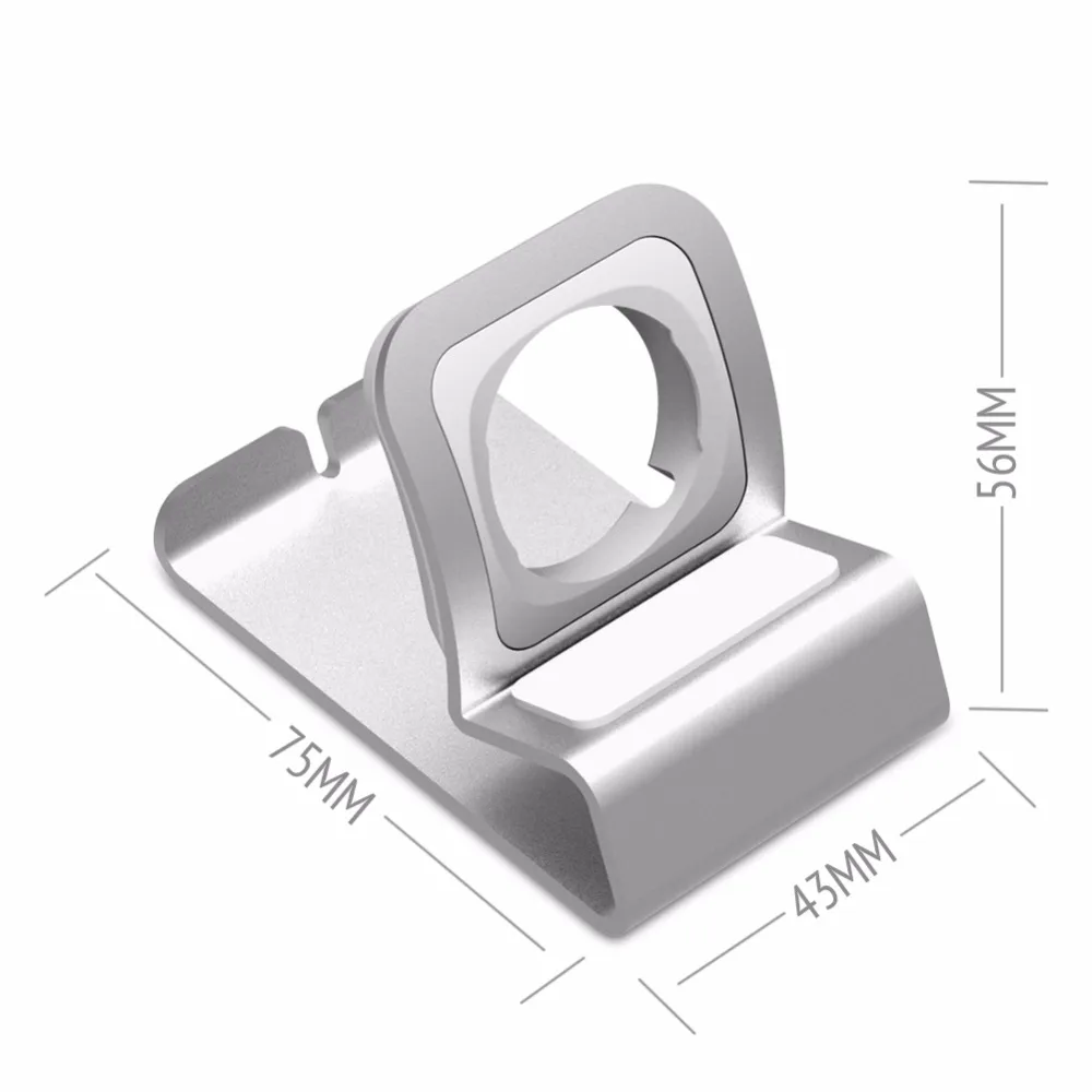 Алюминиевая Подставка для Apple watch зарядная док станция держатель Watch 5/4/3/2/1 38 мм/42