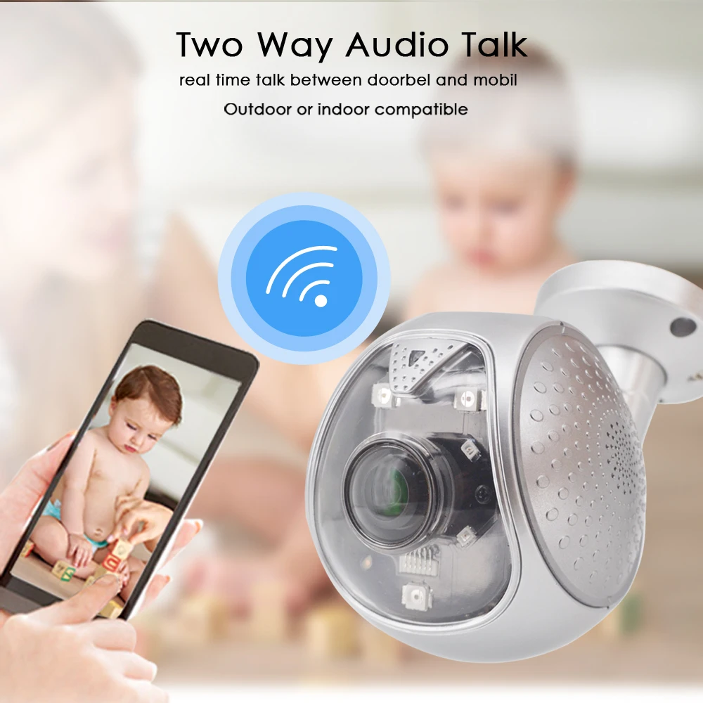 CTVMAN 1080P Облачное хранилище HD камера безопасности IP наружная беспроводная Wi Fi 2 МП