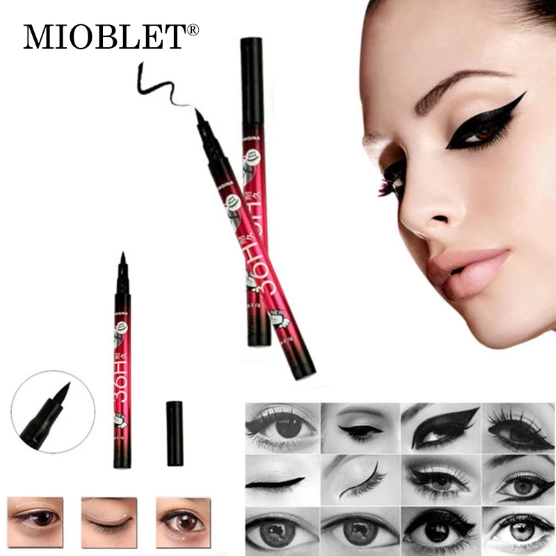 New Black Eyeliner Pencil Long Lasting Liquid Makeup Waterproof Beauty Natural Eyes Pen Eye Liner Cosmetics |
