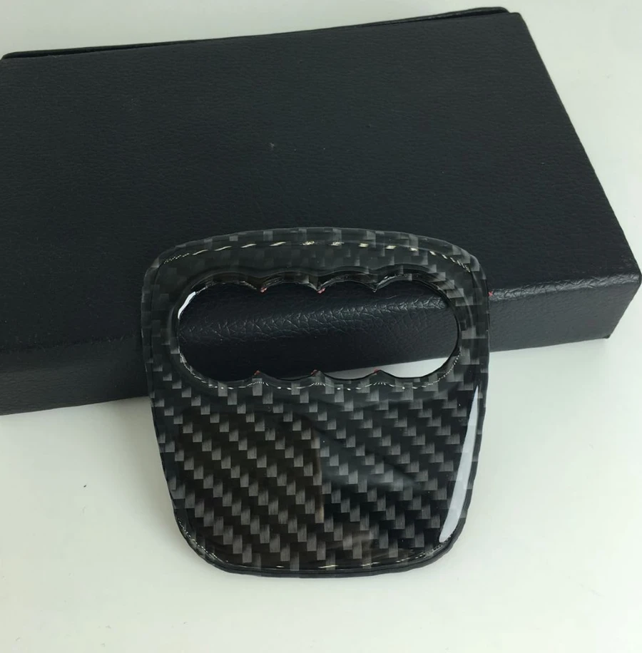 Автомобильный Стайлинг наклейка на руль из натурального углеродного волокна для