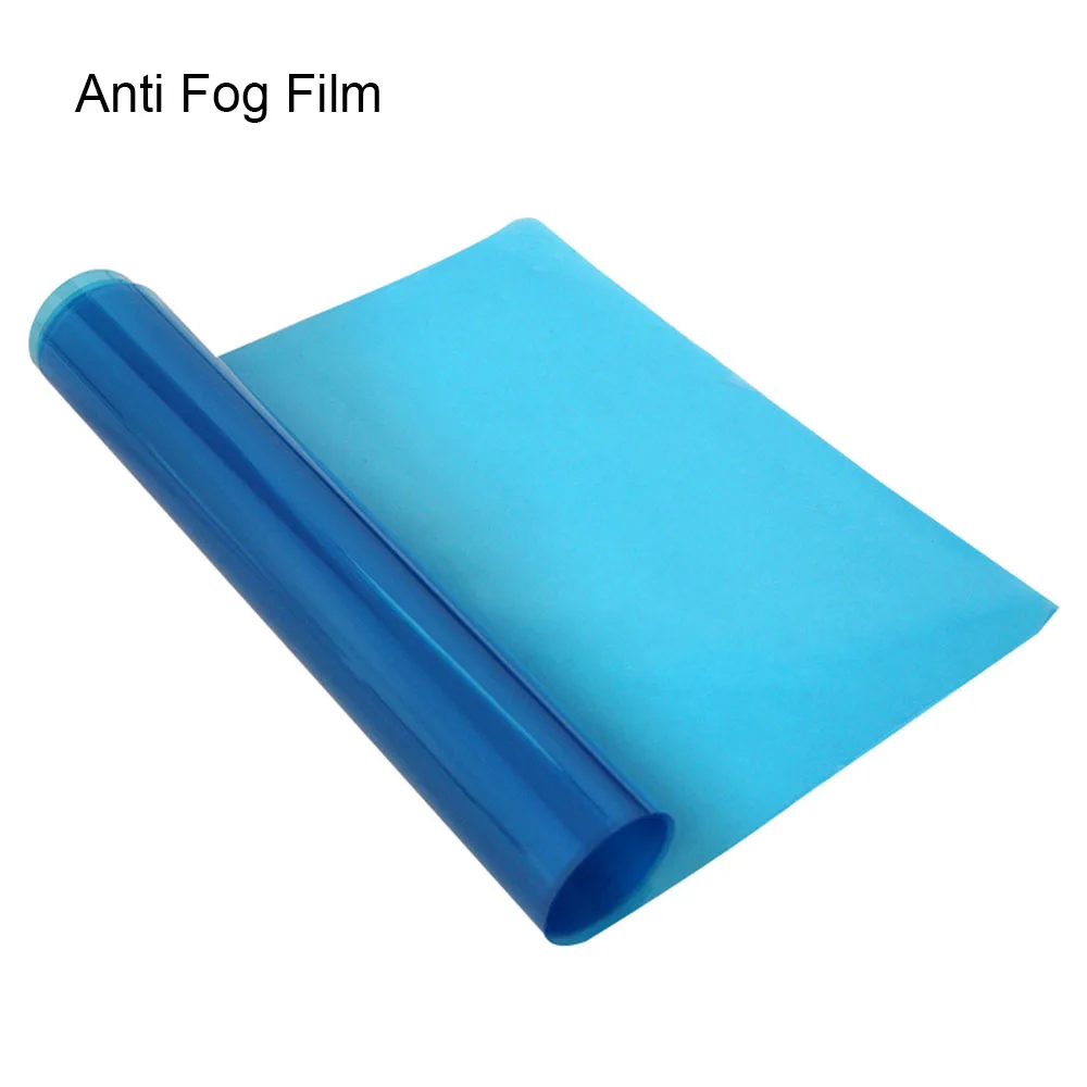 30cm Width Blue Protective Layer Anti Fog Window Film Clear Bathroom Mirror Protective Soft Film Home Accessories Vinyl