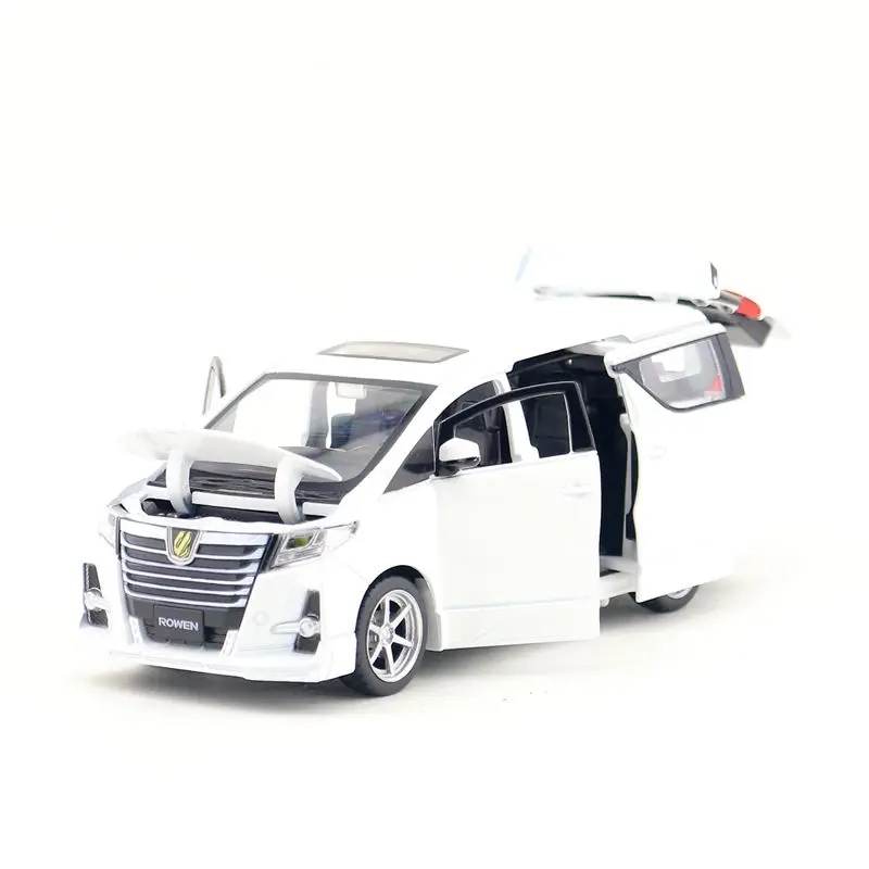 

Jackiлюбые/Масштаб 1:32/литая металлическая модель/Toyota Alphard S-Grade Rowen MPV игрушечный автомобиль/звук и светильник/образовательная Коллекция/подаро...