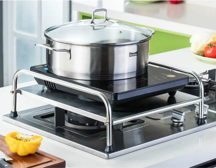 Inox индукционная плита полка опорный стол кухонная газовая плита крышка база многофункциональная плита держатель кухонные приборы