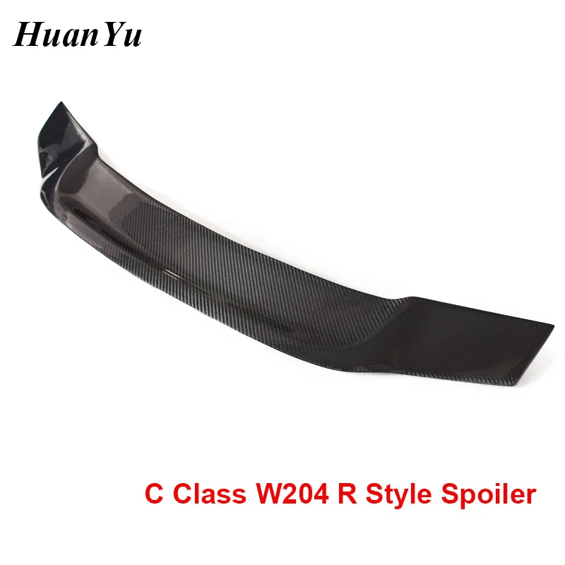 Спойлер для багажника Mercedes benz W204 R Класс C крылья из углеродного волокна Ducktail Lip Wings