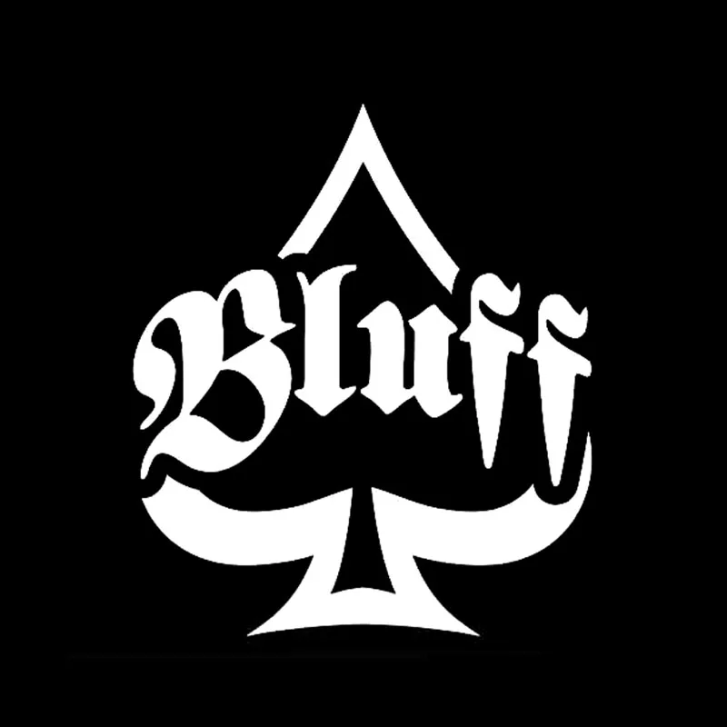 YJZT 11*12 7 см виниловые декоративные автомобильные наклейки с забавными Bluff