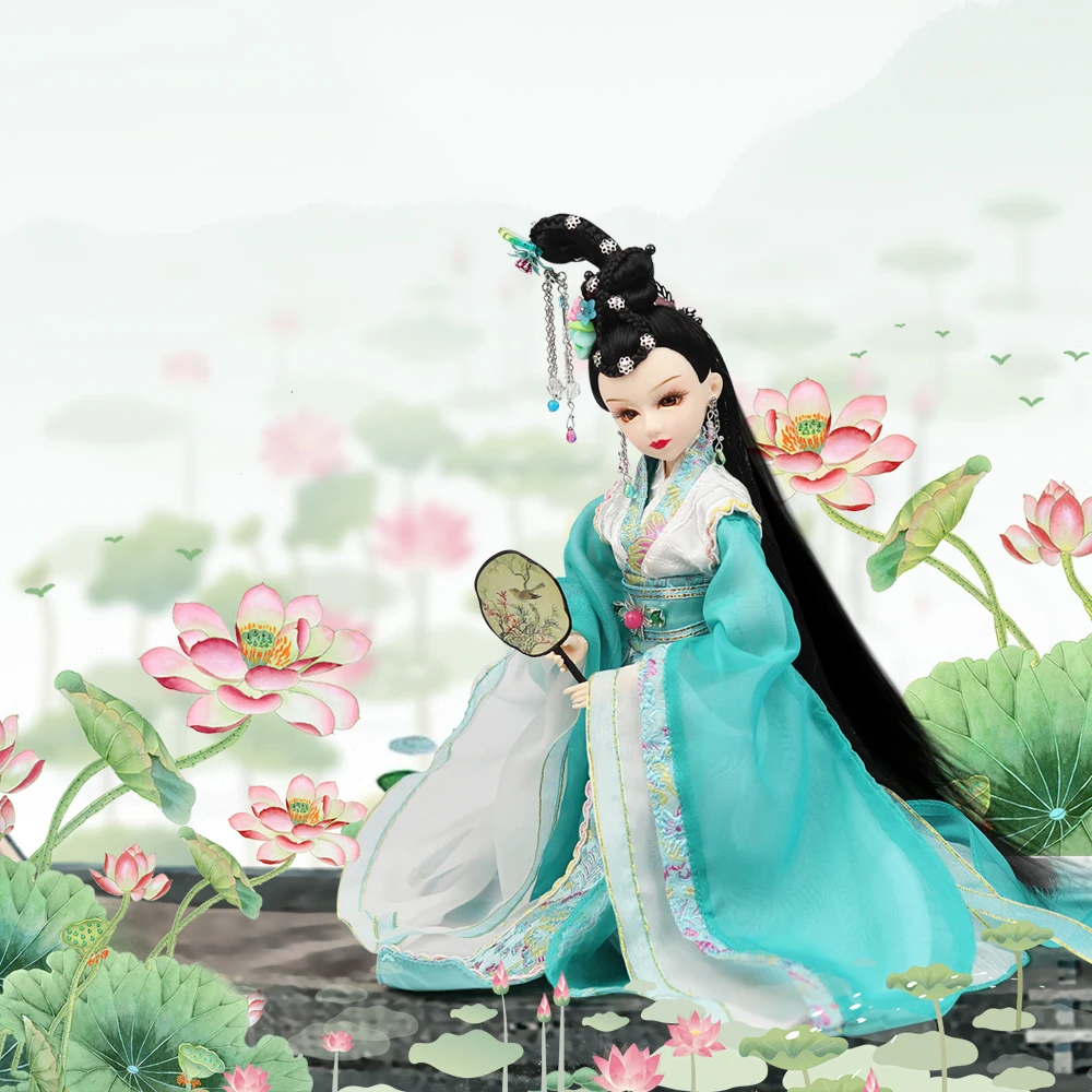Fortune days кукла East charm от Qingzhao Li включая подставку для одежды и коробку 35 см|Куклы| |