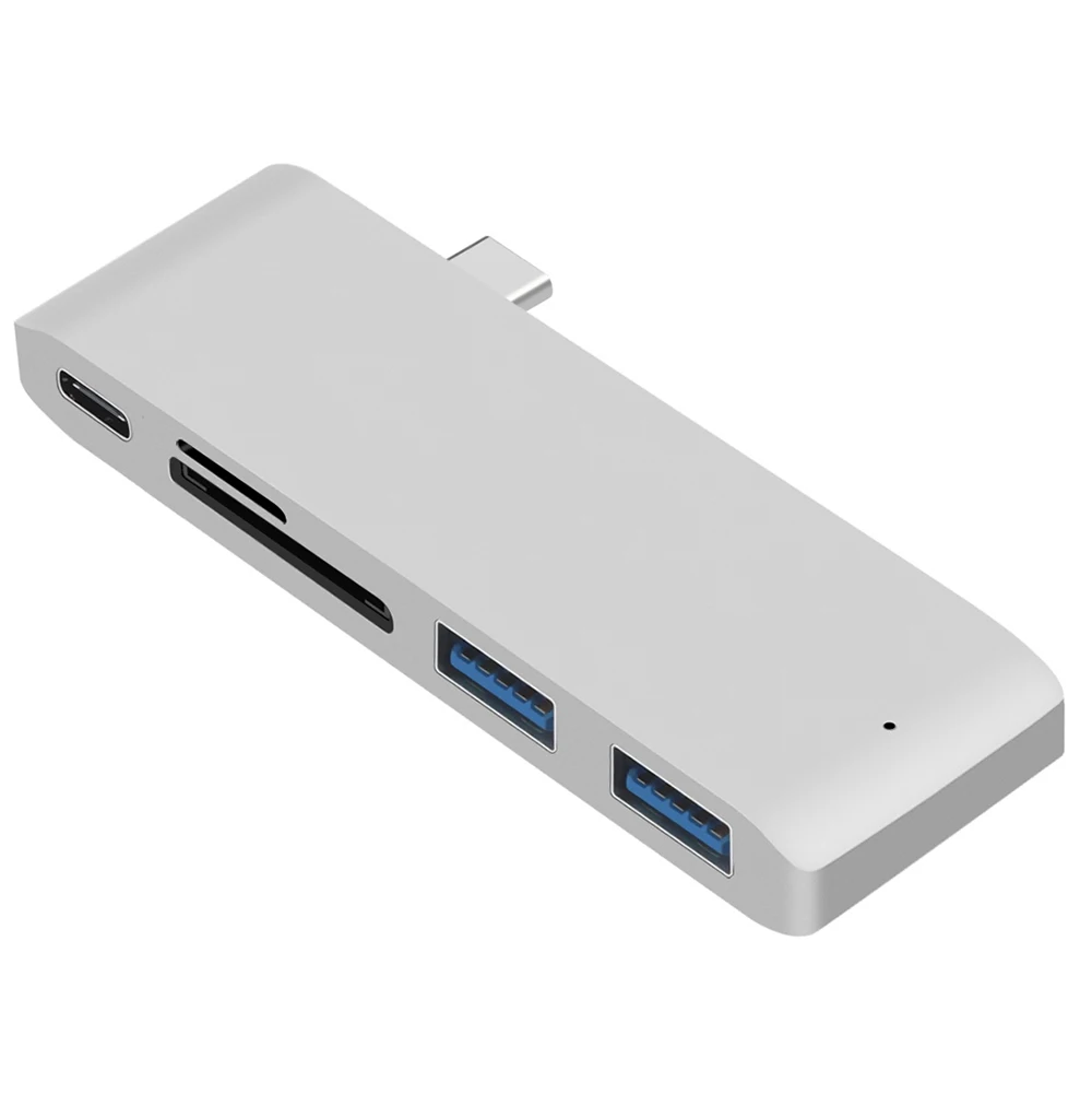 USB-концентратор 5 в 1 Type C на USB 3 0 кардридер для SD/TF-карт | Компьютеры и офис