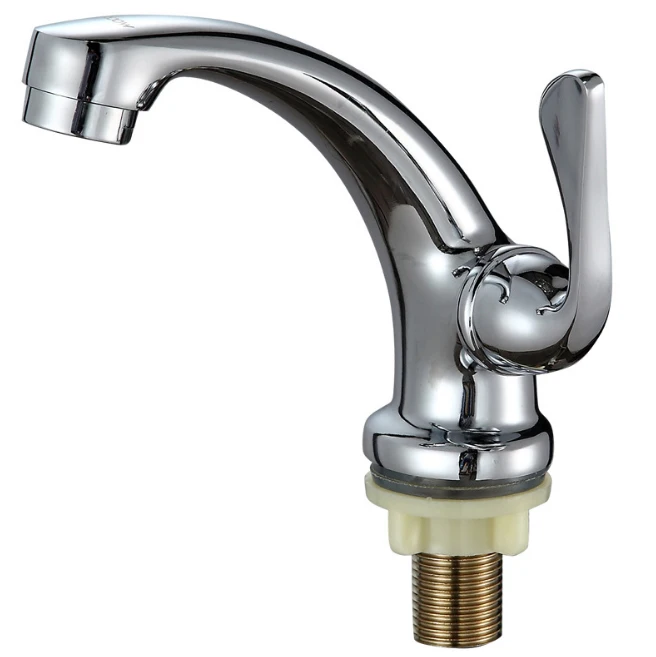 Новый одно отверстие/ручкой холодной умывальник краны Ванная комната бассейна