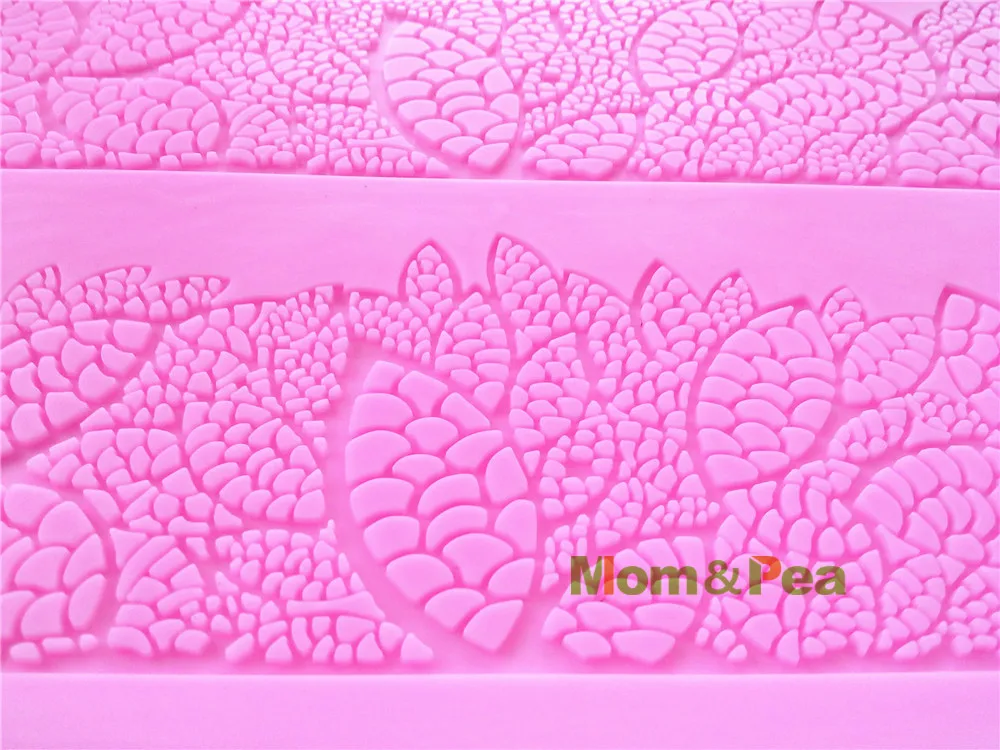 0550 Бесплатная доставка силиконовая кружевная форма Mom &amp Pea большого размера в