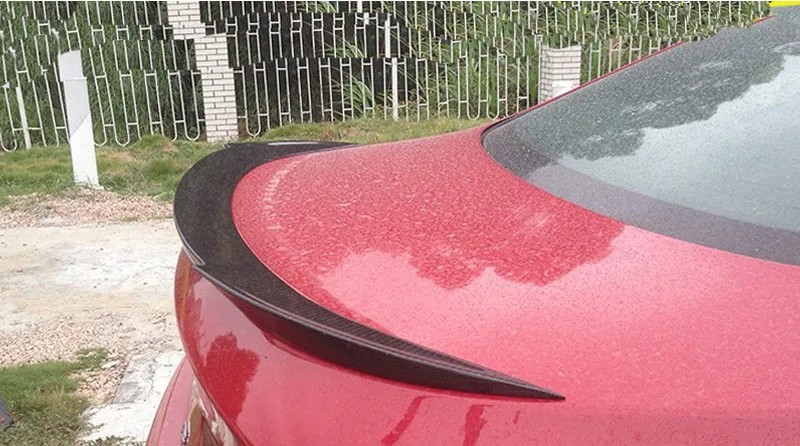 Задний спойлер из углеродного волокна наклейка на багажник крыло для BMW 6 серии M6