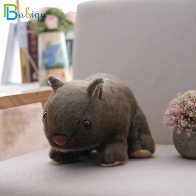 1 шт. 18 см Моделирование Плюшевые вомбат свинки Cavia Porcellus игрушка чучело дикие