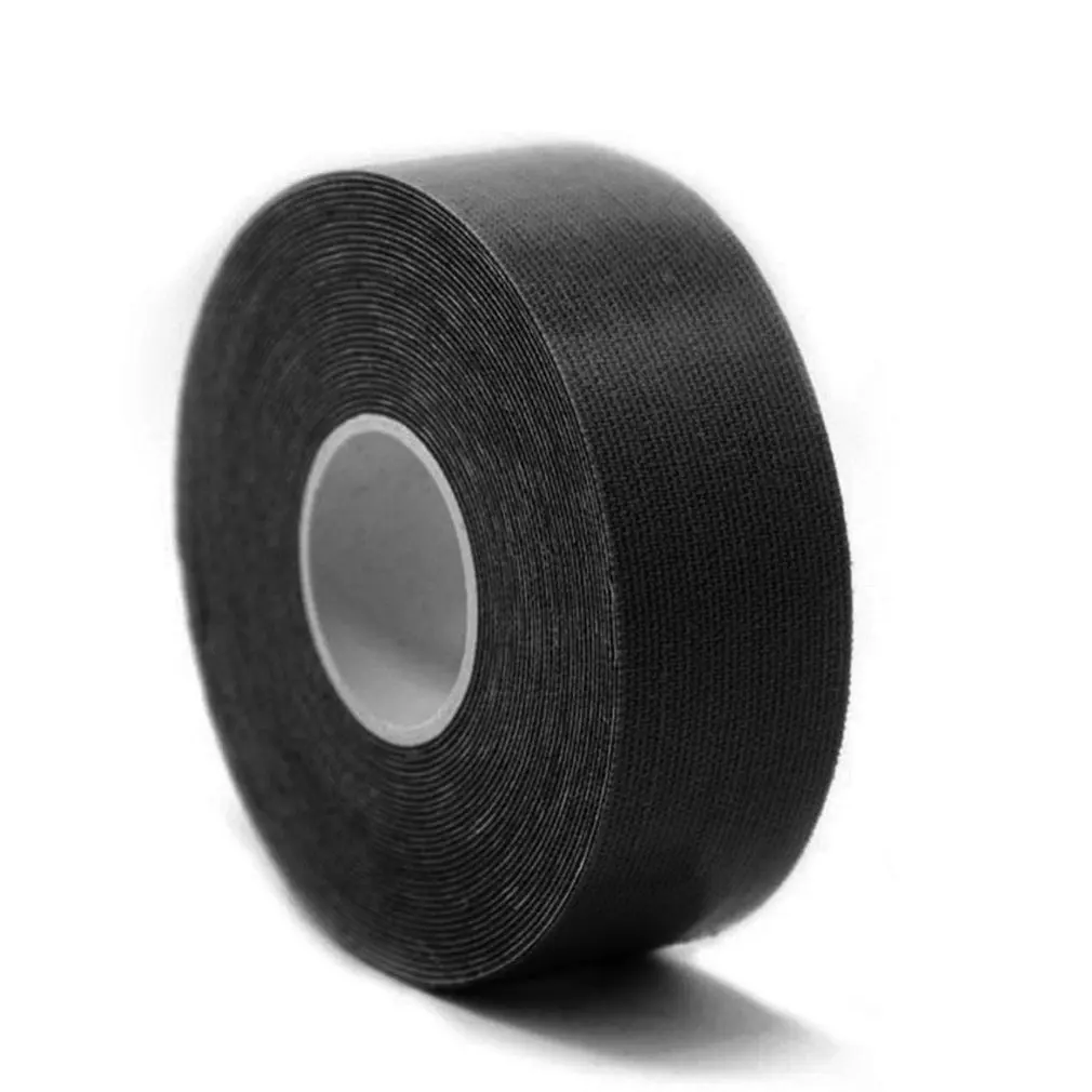black 2,5 см* 5 м эластичная повязка кружевная тесьма при спортивных травмах защита от растяжений кинезиологические ленты - Цвет: black