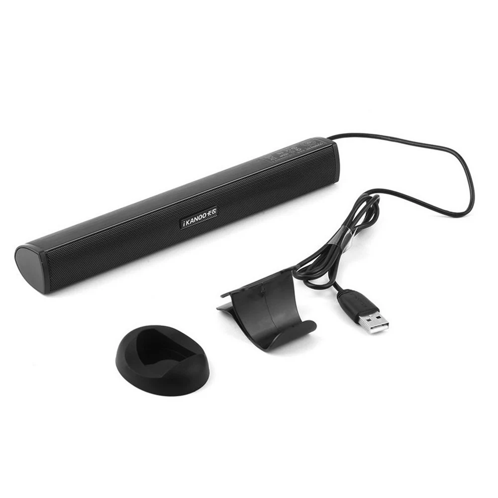 IKANOO N12 Портативный USB проводной динамик стерео музыкальный плеер для ноутбука портативный USB проводной динамик стерео