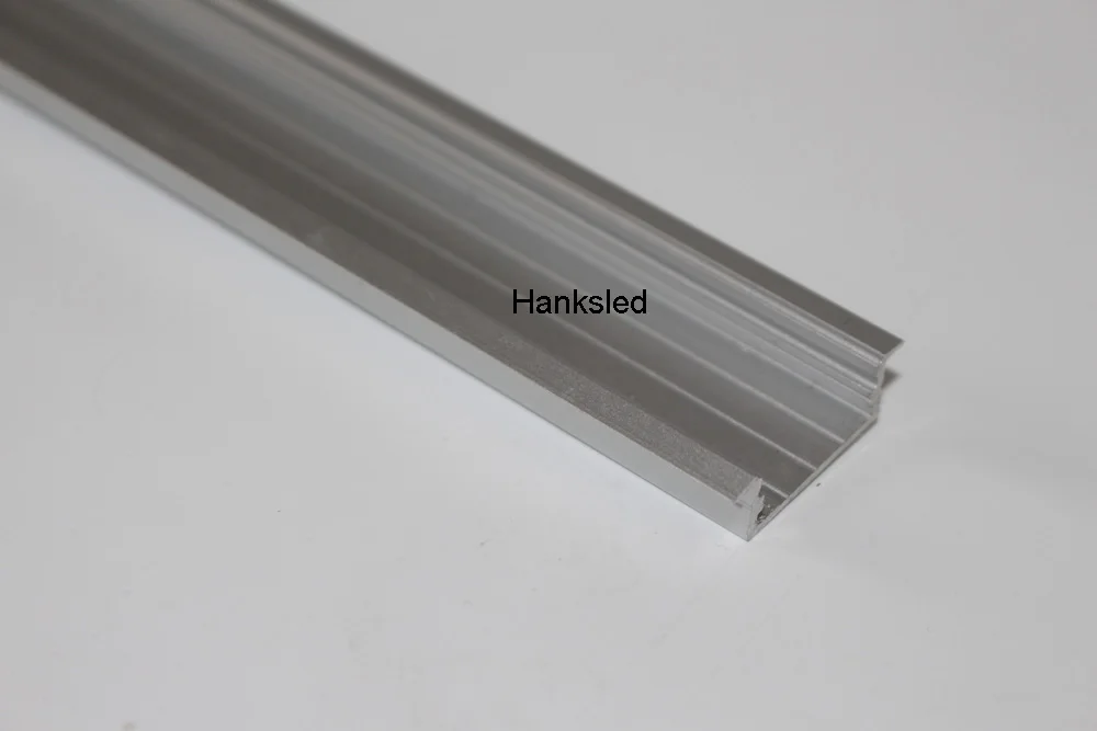 10pcs 1m/pcs LED aluminium channel with milk/clear cover for double row strip light | Освещение