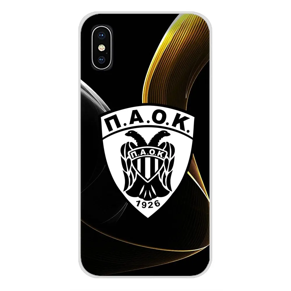 Аксессуары для телефонов Paok Fc Салоники Чехлы Samsung Galaxy S4 S5 MINI S6 S7 edge S8 S9 S10 Plus Note 3 4 5 8 9