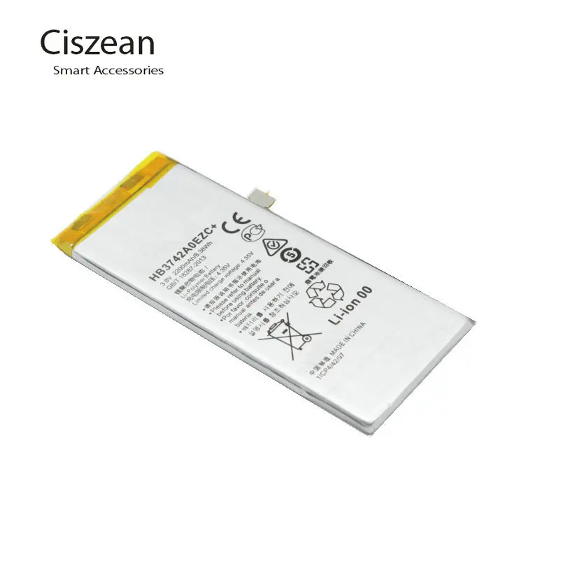 Ciszean 1 шт. 2200 мАч сменный литий ионный аккумулятор HB3742A0EZC + для HuaWei P8 Lite Аккумулятор
