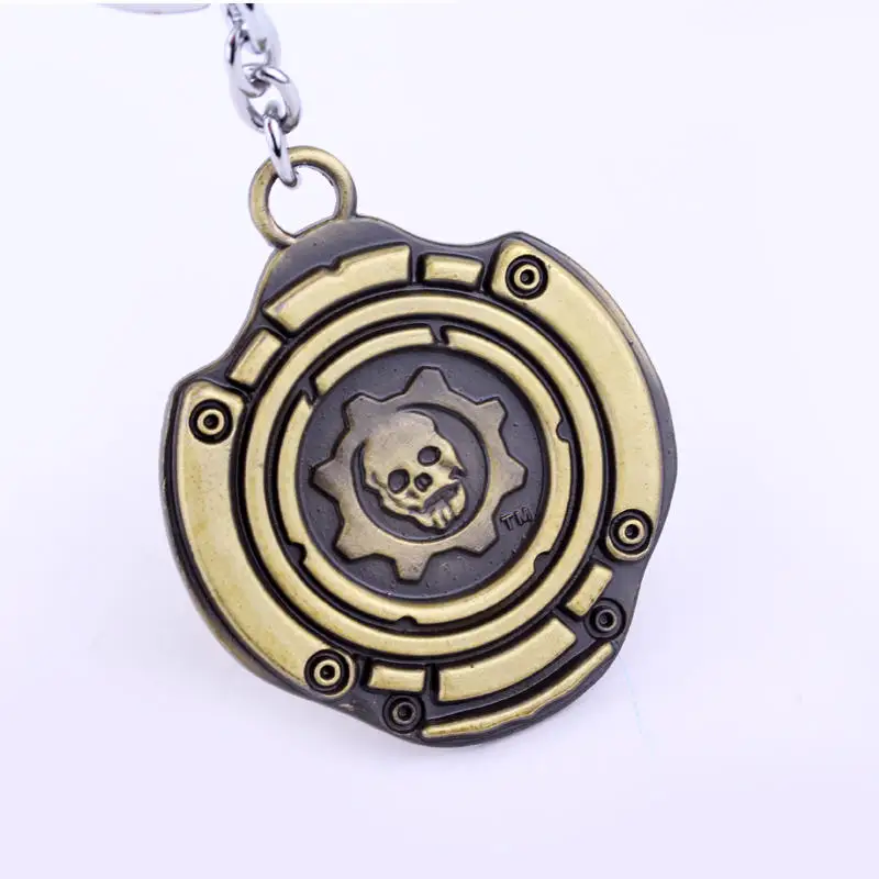 Игры Gears Of War 3 знак буквы сплав брелок для ключей для мужчин женщин дружба подарки