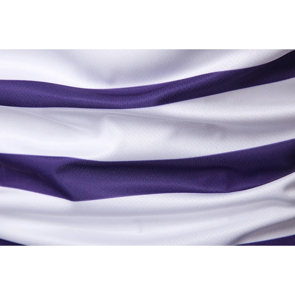 ZYFG бесплатная Мужская рубашка поло в полоску с короткими рукавами и отложным